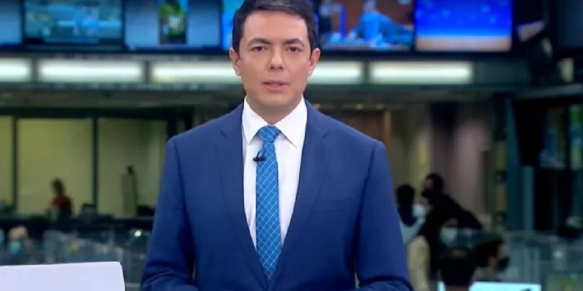 Alan Severiano confirma a morte de Tarcísio Meira (Foto: Reprodução/Globo)