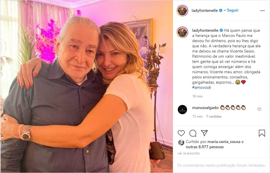 Antonia Fontenelle e Vicente Sesso (Foto: Reprodução)