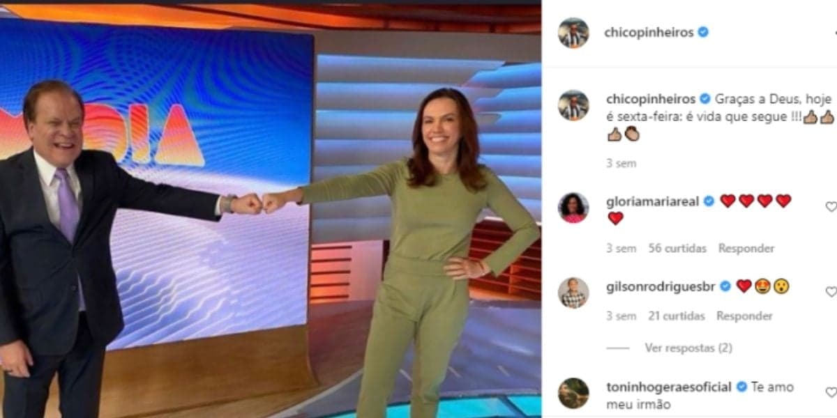 Chico Pinheiro vê ódio por Ana Paula Araújo ser exposto, quebra silêncio e detona recado: "Vida que segue" Chico Pinheiro vê ódio por Ana Paula Araújo ser exposto, quebra silêncio e detona recado: "Vida que segue"