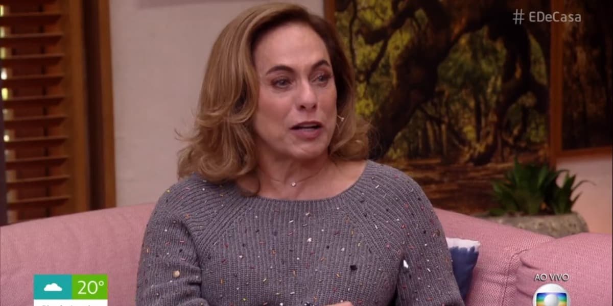 Cissa Guimarães chorou no