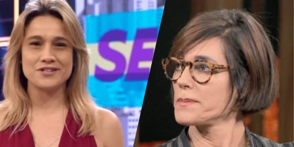 Fernanda Gentil vê Christiane Torloni falar assunto proibido no Se Joga e interrompe atriz às pressas na Globo