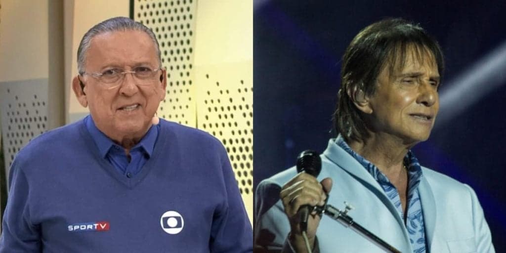 Roberto Carlos toma telefone e liga para Galvão Bueno após descobrir o que jornalista fez ao vivo: "Esse absurdo"