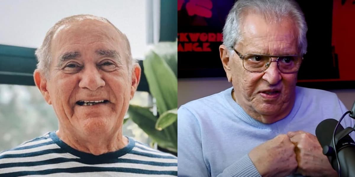 Renato Aragão e Carlos Alberto de Nóbrega (Foto: Reprodução/Instagram/YouTube) Renato Aragão e Carlos Alberto de Nóbrega (Foto: Reprodução/Instagram/YouTube)
