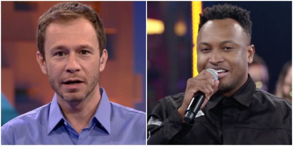 Tiago Leifert faz proposta ao vivo para Thiaguinho, cantor se revolta e nega na cara dura: "Não"