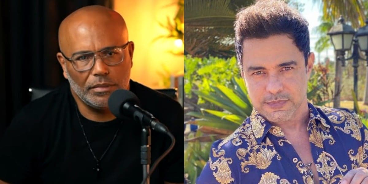 Zezé Di amargo foi exposto por Rick, da dupla com Renner (Foto: Reprodução)