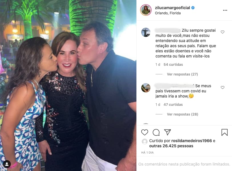 Zilu Godoi foi detonada nas redes sociais após frequentar festa nos EUA - Reprodução