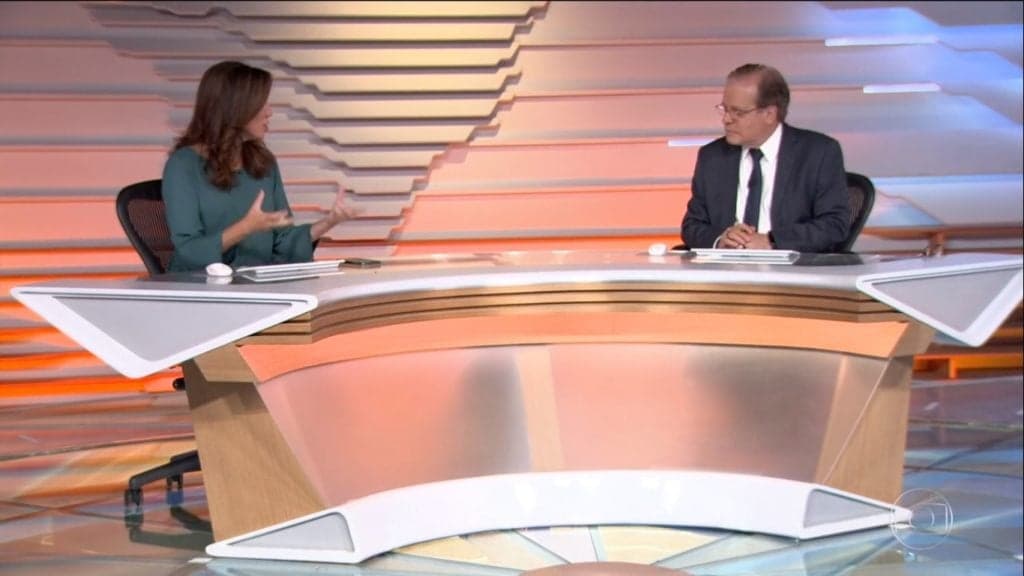 Ana Paula Araújo interrompe jornal, rebate âncora ao vivo e denuncia: "É inaceitável que isso viva acontecendo Chico"