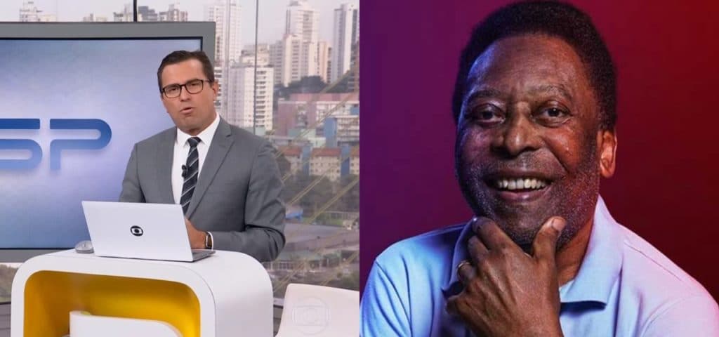 Rodrigo Bocardi interrompe jornal na Globo e dá notícia de Pelé com tumor aos 80 anos: "Novas complicações"