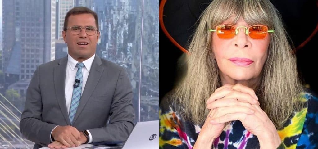 Bocardi paralisou as manchetes da Globo para falar sobre Rita Lee