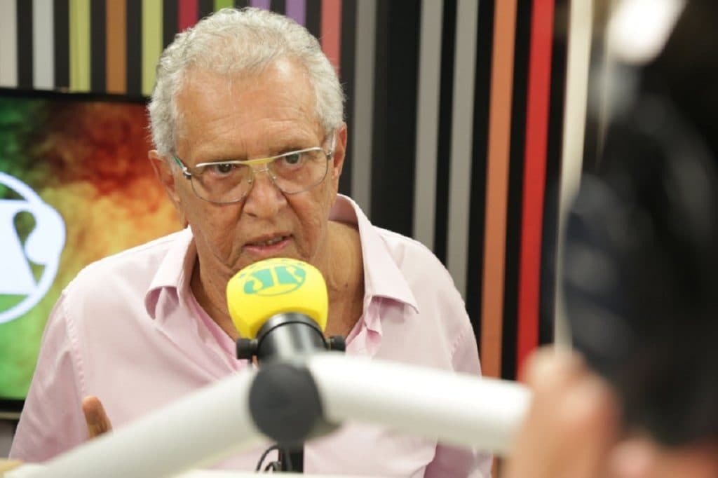 Carlos Alberto comemorou a volta de seu filho nas gravações