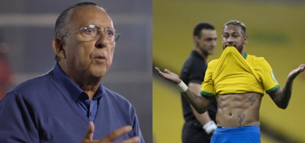 Galvão Bueno e Neymar tem relação um tanto quanto conturbada