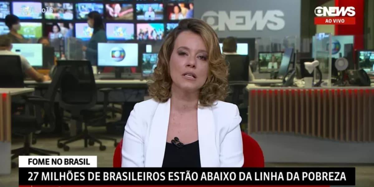 Natuza Nery, jornalista da Globo News, mandou recado ao vivo (Foto: Reprodução) Natuza Nery, jornalista da Globo News, mandou recado ao vivo (Foto: Reprodução)