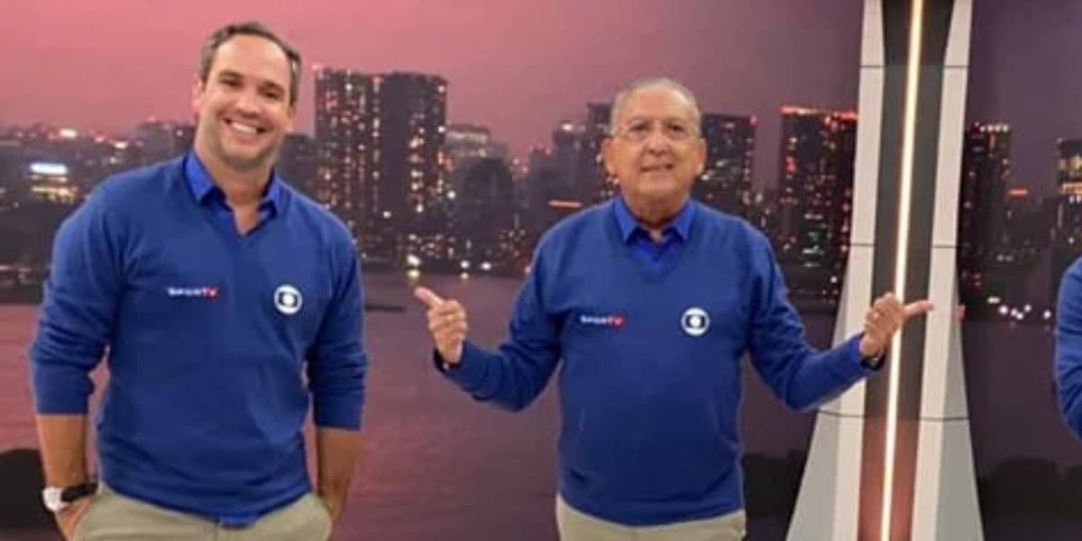 Galvão Bueno decidiu prestar apoio para Caio Ribeiro (Foto: Reprodução) Galvão Bueno decidiu prestar apoio para Caio Ribeiro (Foto: Reprodução)