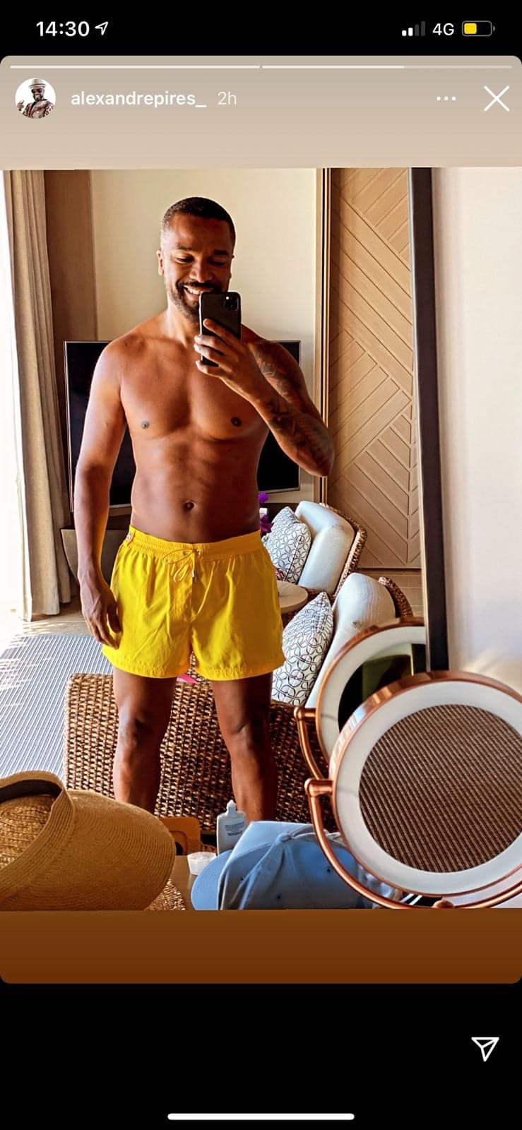 Alexandre Pires leva fãs à loucura ao mostrar corpo sarado - Reprodução