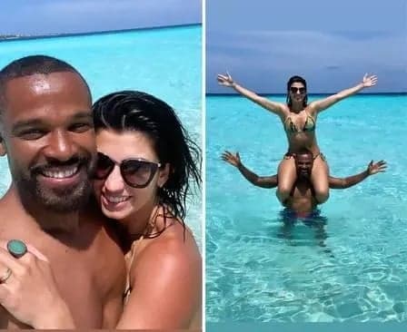 Alexandre Pires e a esposa - Reprodução