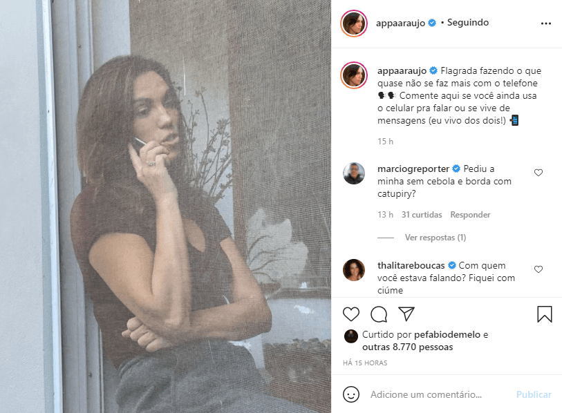 Ana Paula Araújo viralizou nas redes sociais após flagra (Foto: Reprodução)