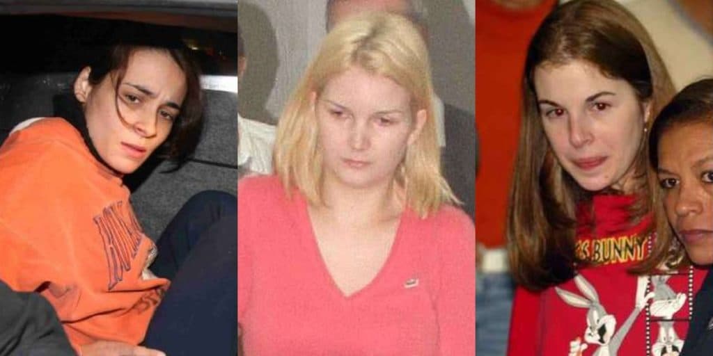 Anna, Elize e Suzane deixam a cadeia em estado deplorável, são encurraladas na rua e aparências assustam