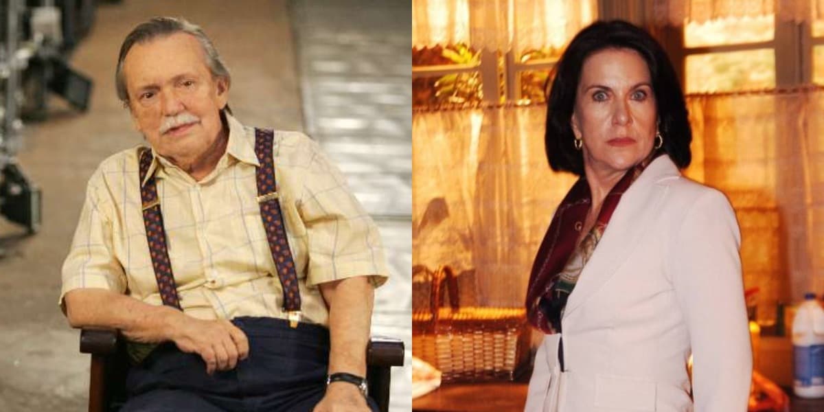 Gianfrancesco Guarnieri e Ada Chaseliov em "Belíssima" (Foto: Divulgação/TV Globo)