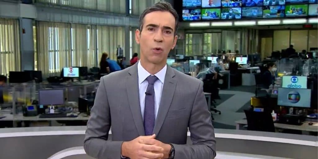 César Tralli é obrigado a infomar notícia destruidora ao Brasil e desaba: "Por mais difícil que seja"