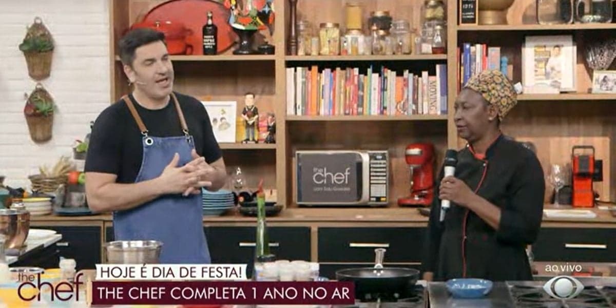"Após 1 ano", Edu Guedes perde o chão ao vivo e anuncia desfecho no The Chef: "Tô mudando pra outro lugar"