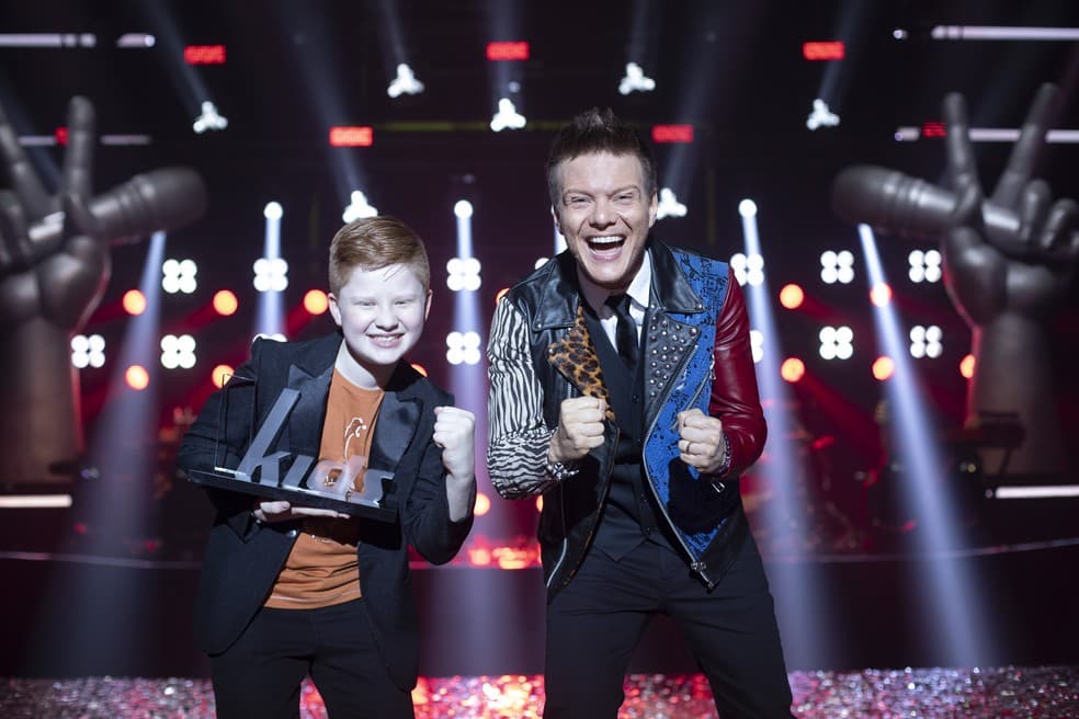 Gustabo Bardim é o grande campeão do The Voice Kids e Michel Teló emplaca mais uma vitória (Foto: Reprodução)