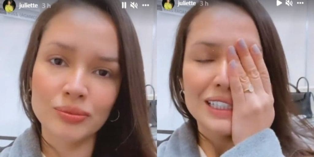 Juliette, com cabelo caindo e ficando careca, desabafa e revela: "Não estou bem"