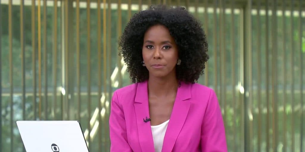 Maju Coutinho é responsável por apresentar o Jornal Hoje