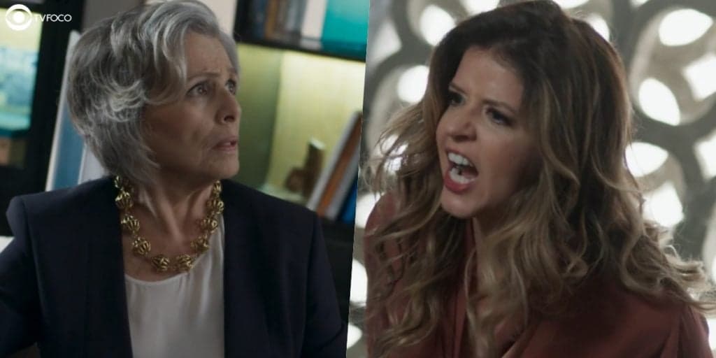 Pega Pega - Por Madalena, Maria Pia se enfurece e ataca sem dó Sabine: "Covarde! Vaca!"