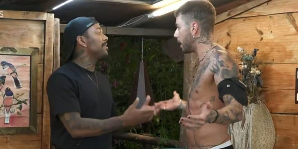 A Fazenda 13: Gui bate de frente com Nego do Borel, expõe passado do cantor e detona: "Não confio na sua mudança"