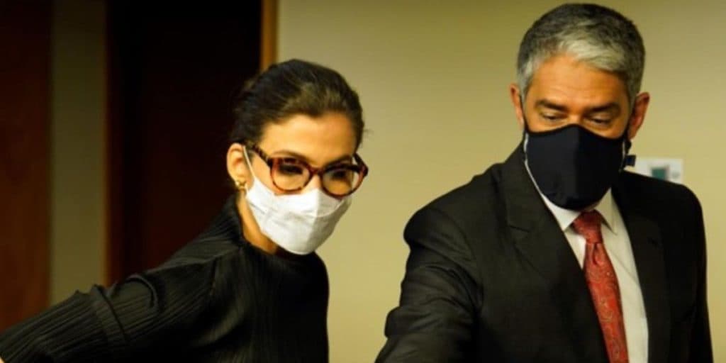 Renata Vasconcellos, faz raras declarações sobre a sua relação com o editor-chefe do JN