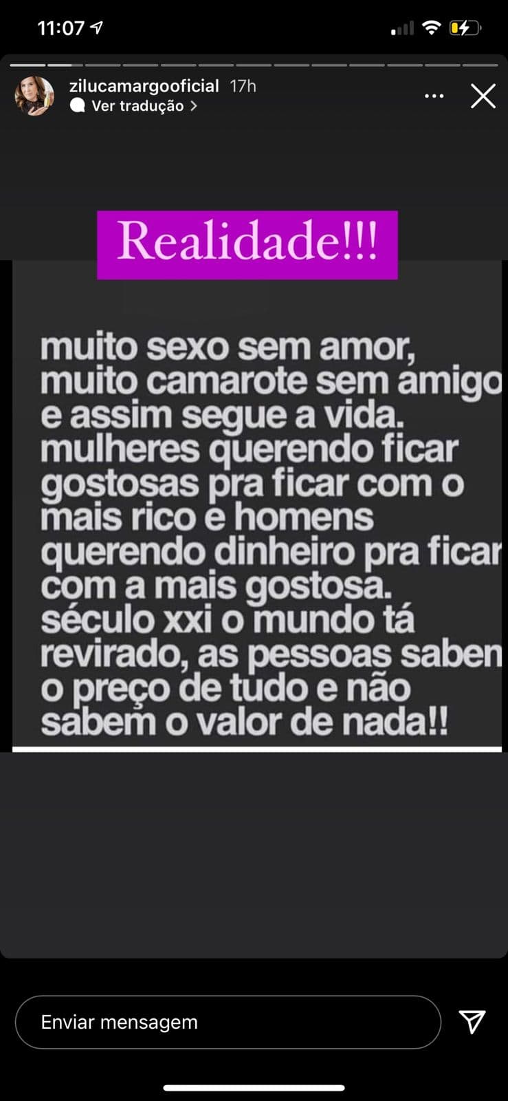 "Muito sexo", Zilu escandaliza, expõe intimidades aos 63 e assume verdade: "Ficar com a mais gostosa" "Muito sexo", Zilu escandaliza, expõe intimidades aos 63 e assume verdade: "Ficar com a mais gostosa"