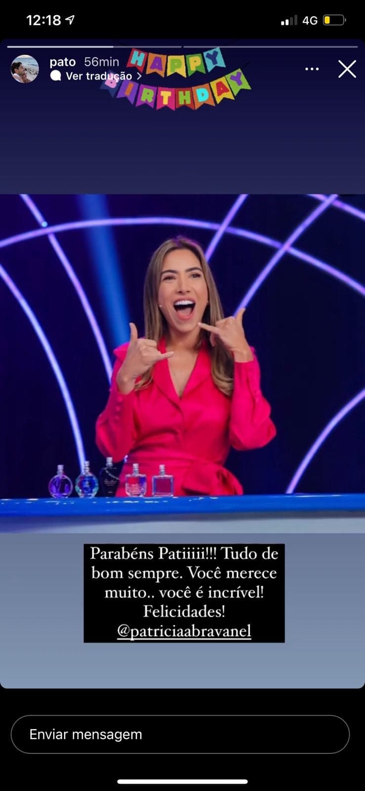 Pato expõe o que pensa de Patrícia Abravanel (Reprodução)