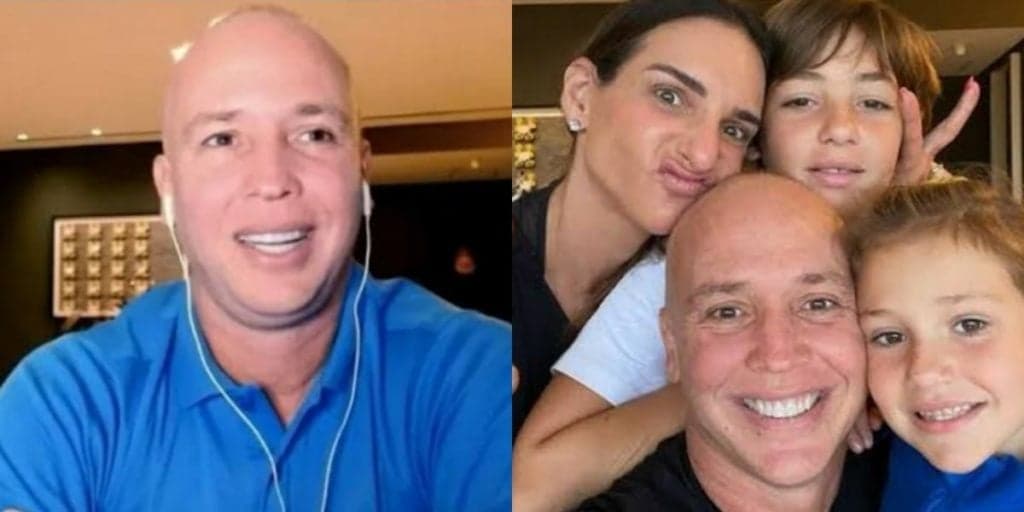 Caio Ribeiro escondeu doença dos filhos e recebeu apoio de Tiago Leifert