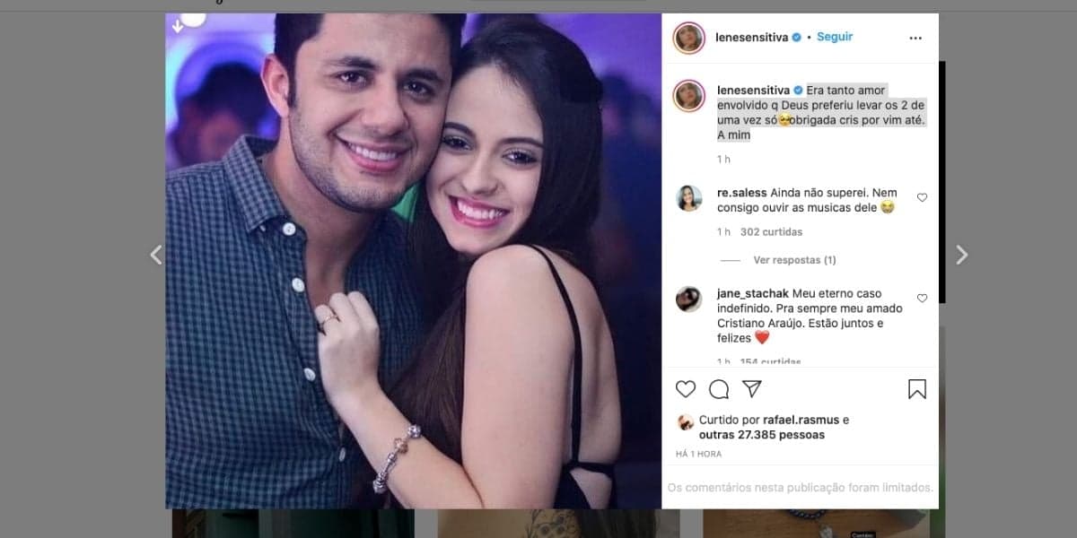 Cristiano Araújo volta em sonho de sensitiva (Reprodução) Cristiano Araújo volta em sonho de sensitiva (Reprodução)