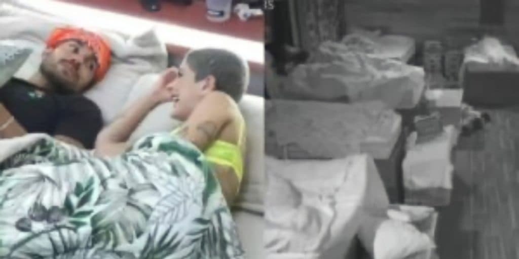A Fazenda 13: Lary confirma, após passar noite na cama com Bil e movimentação em edredom: "Trepando"