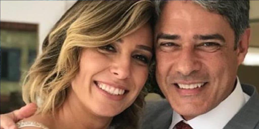 William Bonner e esposa compartilham foto em suas redes sociais