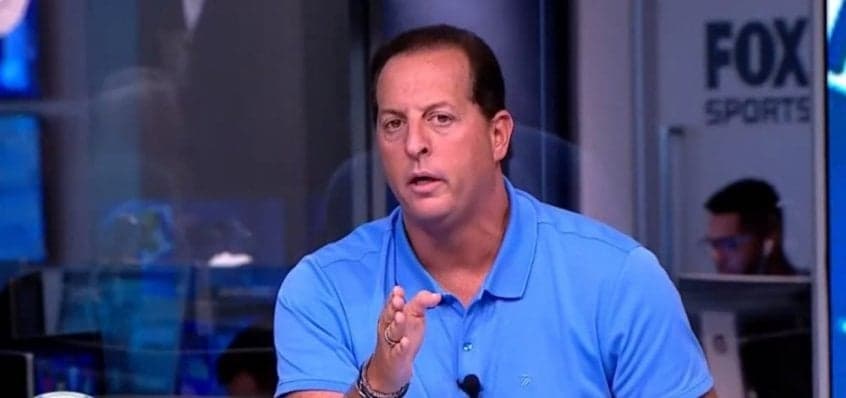 O apresentador Benjamin na Fox Sports. (Foto: Reprodução / Internet)