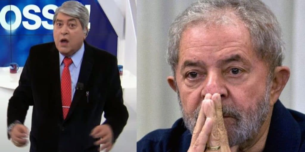 Datena explode ao vivo na Band, parte pra cima de Lula e acaba com a raça do ex-presidente: "Podre"