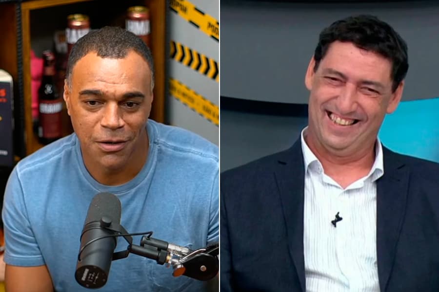 "Se me pegar, tô morto", Denílson expõe quebra-pau com nome da Globo, se enfurece e detona: "Falta de respeito" "Se me pegar, tô morto", Denílson expõe quebra-pau com nome da Globo, se enfurece e detona: "Falta de respeito"