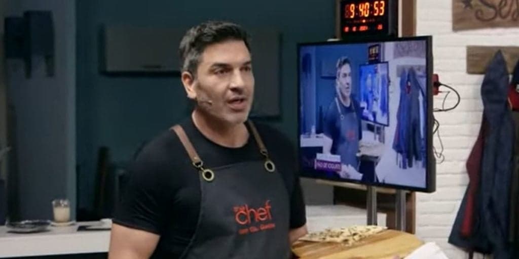"É hoje que vou levar bronca", Edu Guedes enlouquece no The Chef, abandona estúdios na Band e convoca bombeira