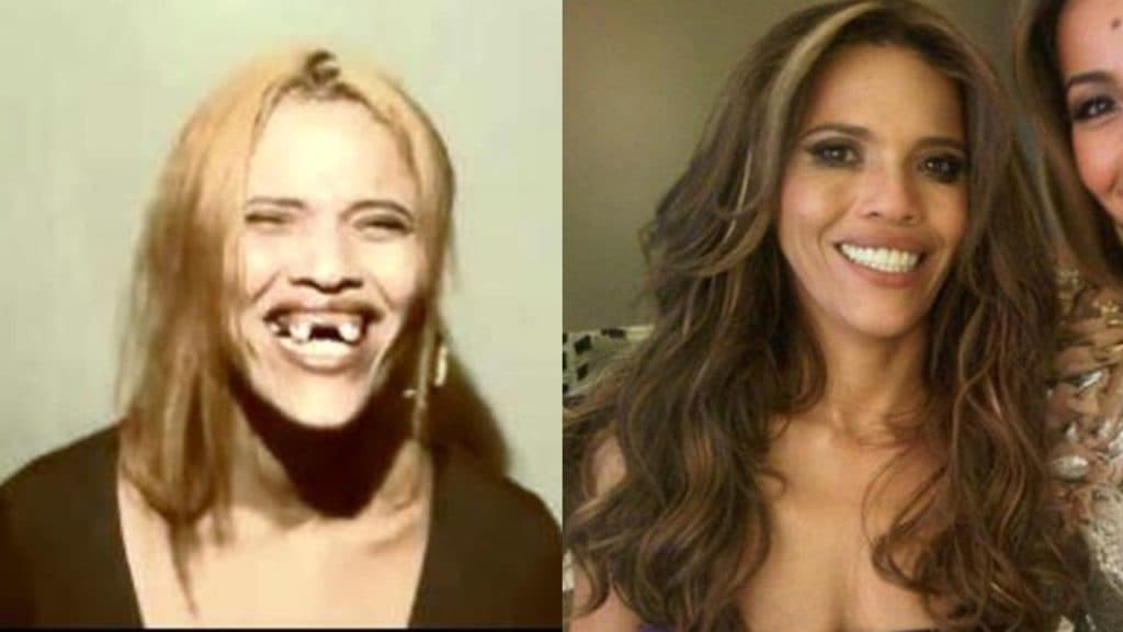 O antes e depois de Gorete, ajudada por Sabrina Sato - Foto: Reprodução