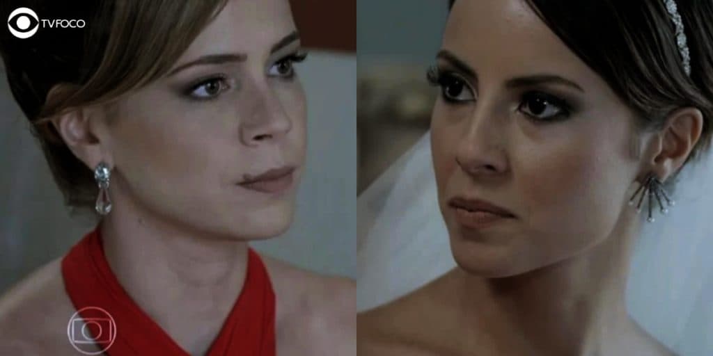 Império - Vale tudo? Noiva, Maria Clara cai no tapa com Cristina por Vicente: "Pomba gira"