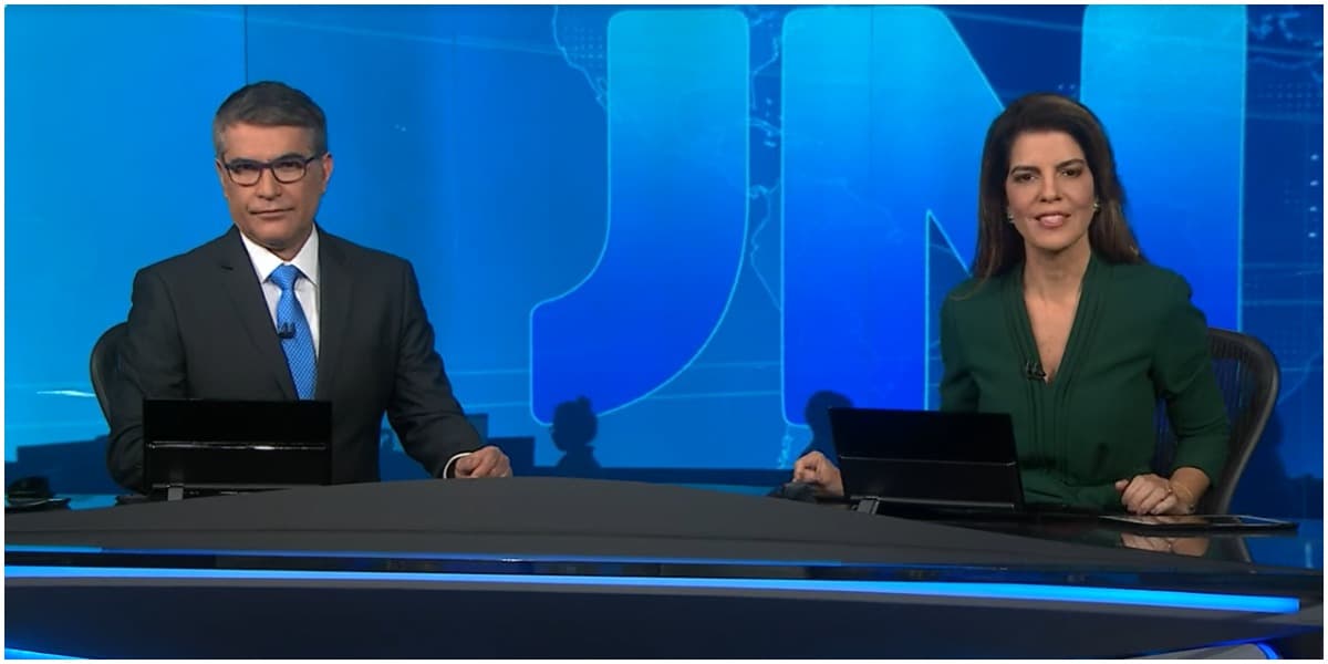 O Jornal Nacional entrou no ar na Globo - Foto: Reprodução