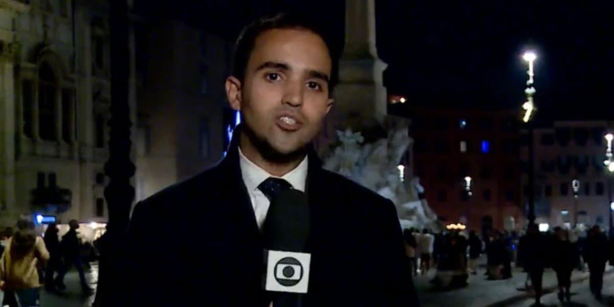 Jornalista da Globo foi hostilizado por Bolsonaro e levou soco (Foto: Reprodução)