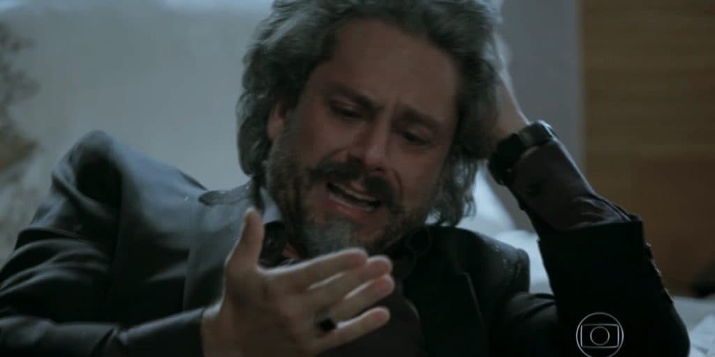 Império Final: José Alfredo sofre apunhalada avassaladora e chora como bebê ao descobrir quem é Fabrício Melgaço