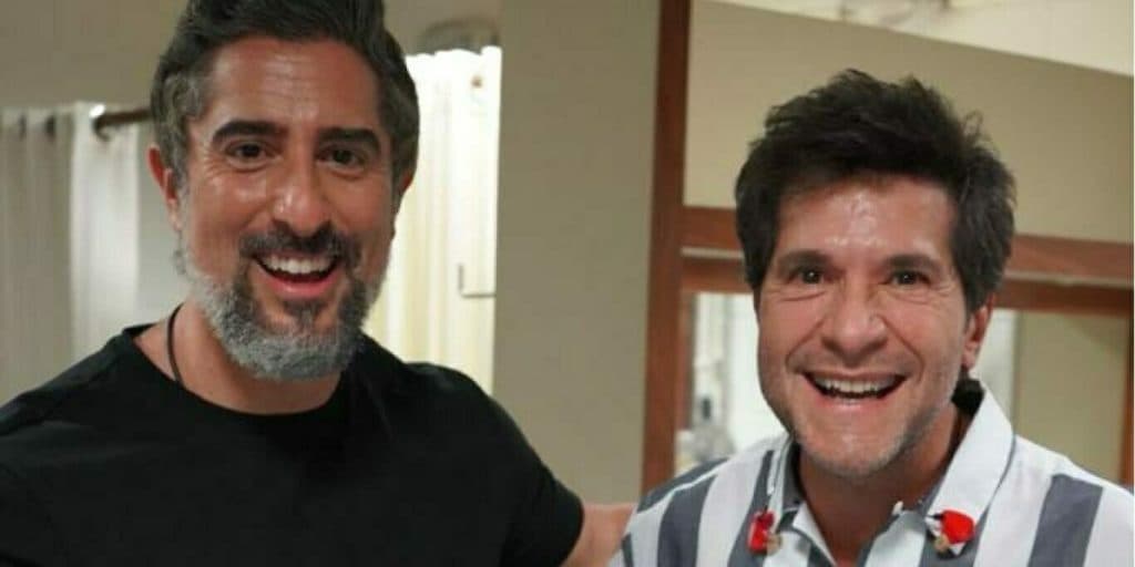Marcos Mion recebeu Daniel no Caldeirão