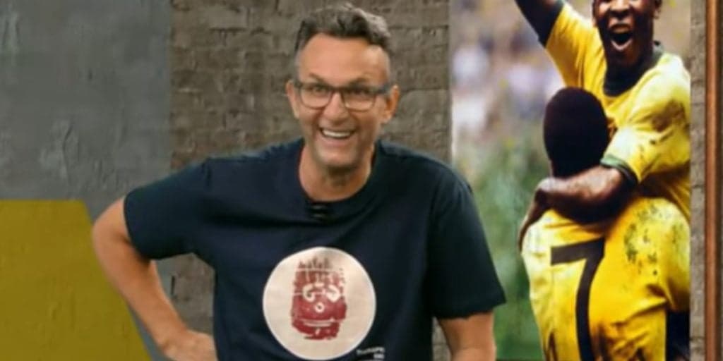 Neto fez história no futebol, vive dias de glória na Band e se tornou um dos maiores apresentadores da TV