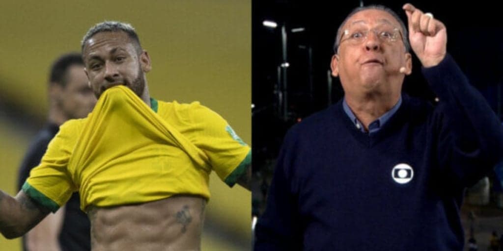 Neymar reage a pedido de desculpa de Galvão Bueno e esculhamba o narrador da Globo: "Falso''