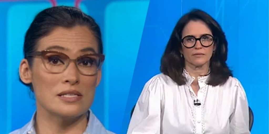 Renata Vasconcellos volta à bancada, é passada para trás por substituta e vê JN ser derrubado: Audiências 20/01
