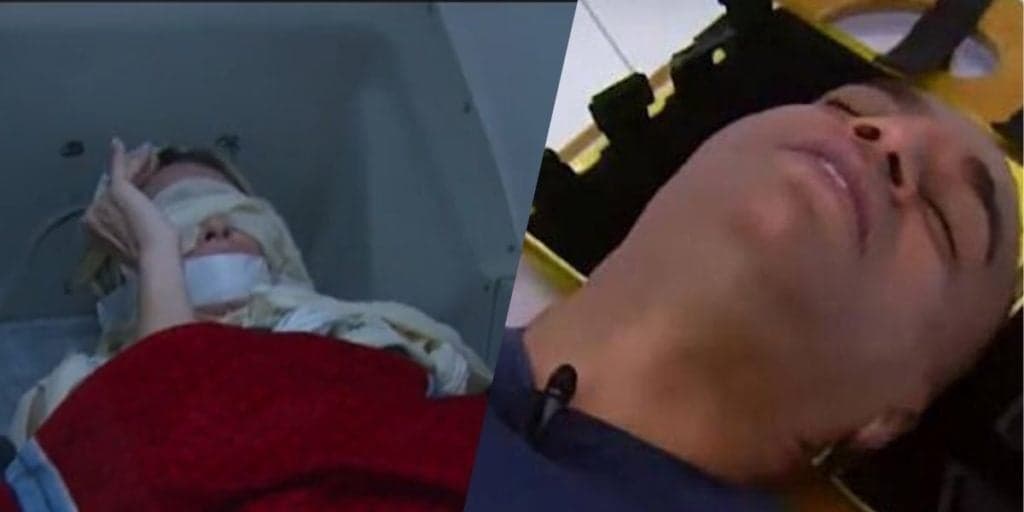 Bombeiros convocados na Band: Renata Fan e Denílson deixam Jogo Aberto carregados na maca e param todo o Brasil